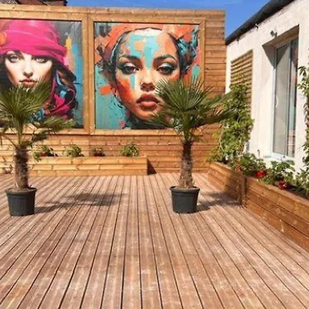 Standing Au Coeur De Avec Wifi, Climatisation Et Terrasse - Fr-1-510-235 شقة دويه