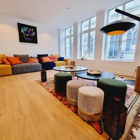 شقة Standing Au Coeur De Avec Wifi, Climatisation Et Terrasse - Fr-1-510-235